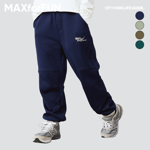 MAXforFUN长裤儿童加绒运动裤