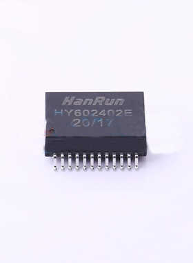 HR915340A网口变压器HANRUN汉仁RJ45弯插带LEDDIP电子元器件配单