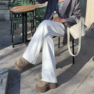 大码宽松高腰休闲裤子运动裤