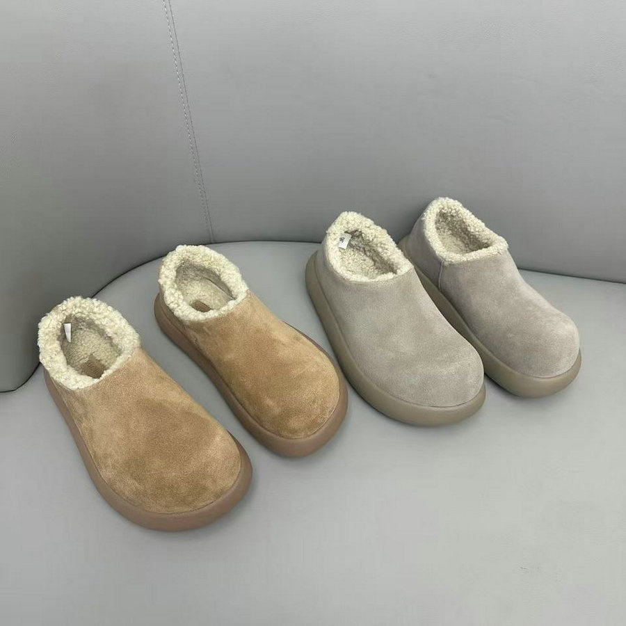 索润欧货真皮皮毛一体雪地靴