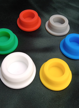 橡胶塞 T型T形硅胶塞子 黄色硅胶塞  试管塞 橡胶闷头堵盖20MM