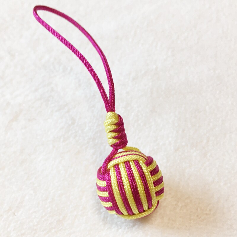 手工编织钥匙链创意钥匙扣定制猴拳结小球民族风特色手机汽车挂件