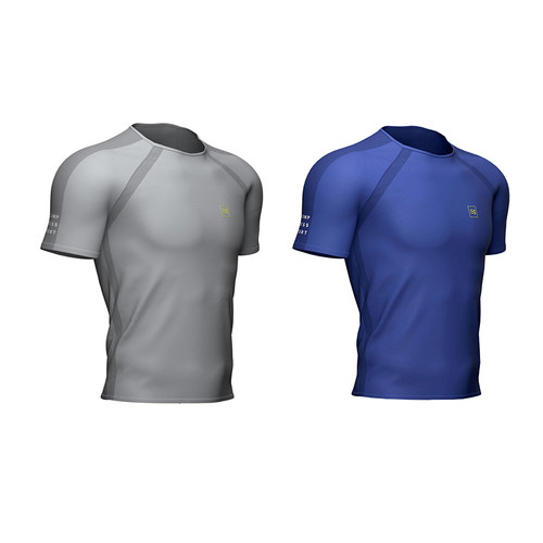排汗运动短袖compressport宽松