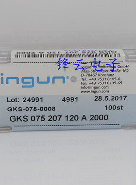 INGUN英钢针GKS075 207 120A2000（菱形头）1.0mm测试针探针