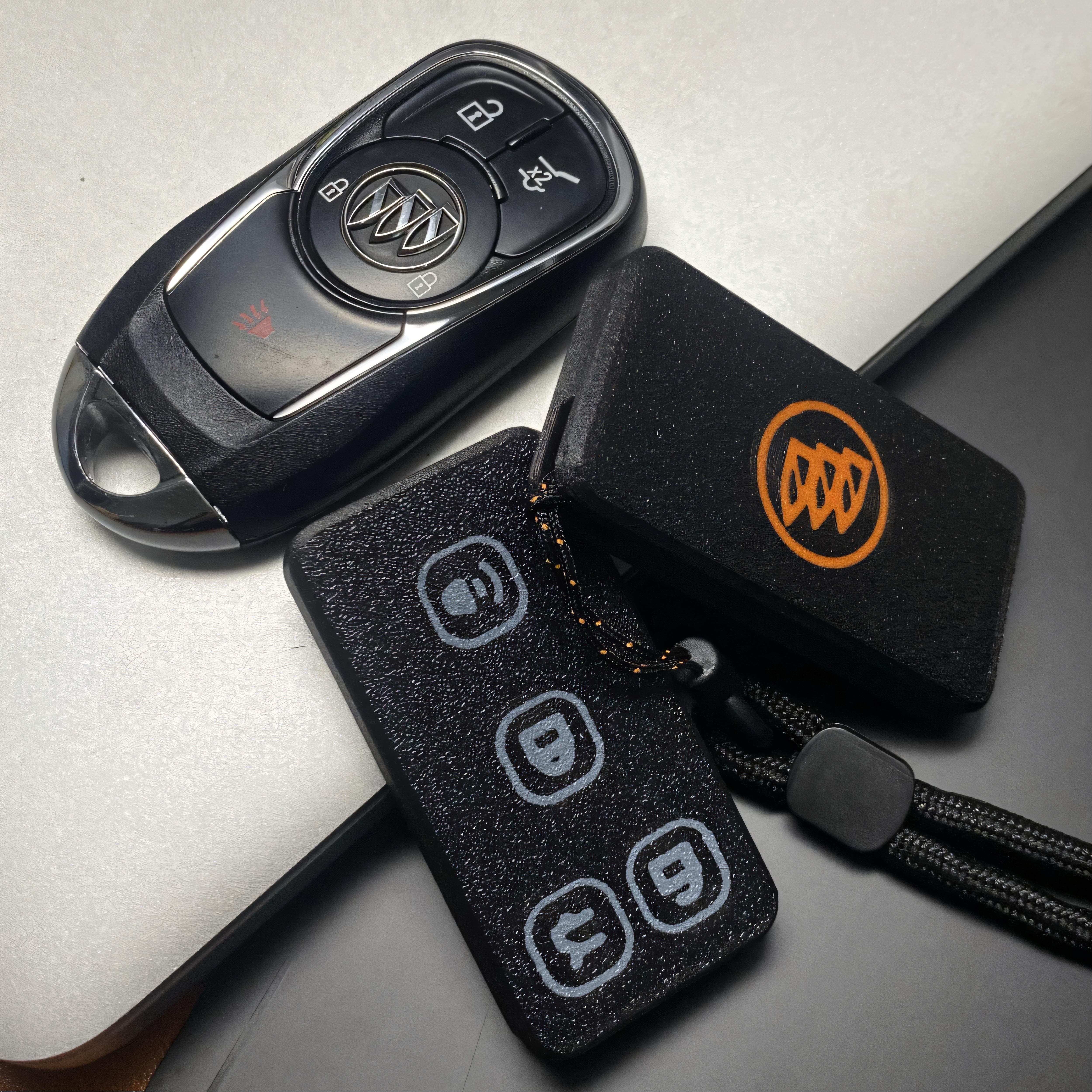 适用于别克君越君威昂科威昂科旗GL6GL8微蓝5车钥匙改装替换壳