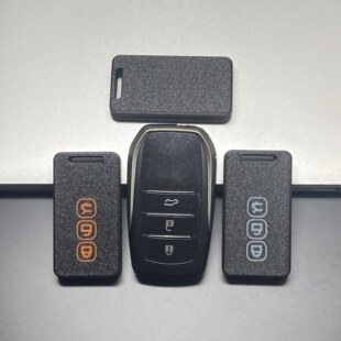 适用于丰田酷路泽凯美瑞雷凌汉兰达普拉多霸道RAV4塞纳钥匙壳改装