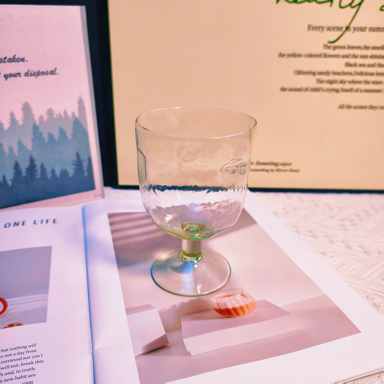 Zarahone高颜值ins风玻璃酒杯