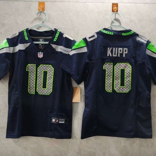 海鹰队橄榄球服 海鹰队球衣 小孩球服 成人小孩同款 10号