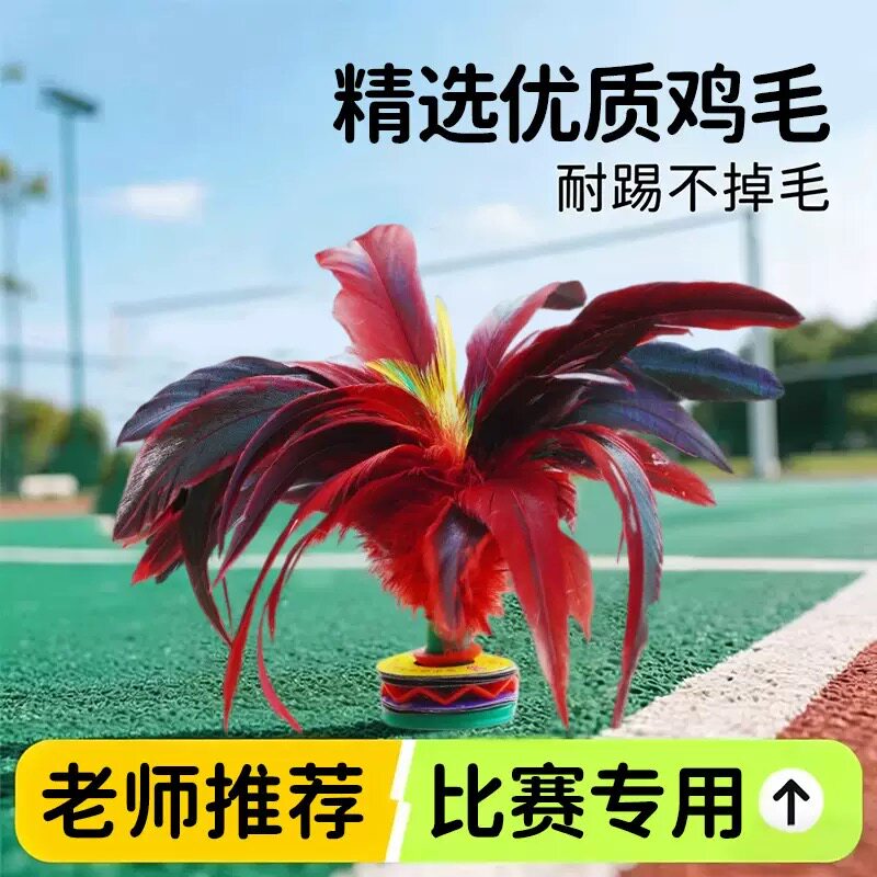 老少皆宜鸡毛毽子比赛专用老式毽球踢键子专业毽子儿童运动花毽