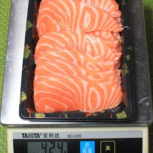 挪威冰纯鲜三文鱼中段头骨生鱼片大西洋鲑鱼净肉宝宝辅食鱼生寿司