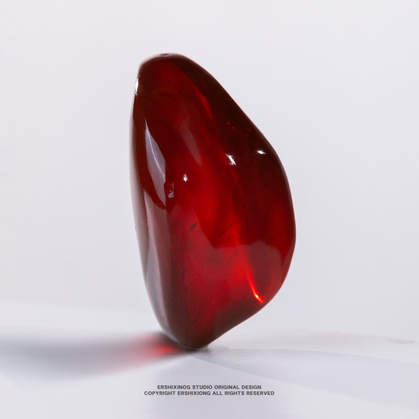 馆藏级孤品天然无烤色无优化血珀标本原石展示科普摆件吊坠