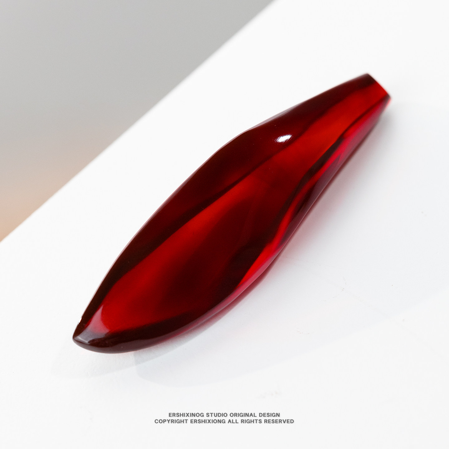 馆藏级孤品天然无烤色无优化血琥珀标本原石展示科普摆件