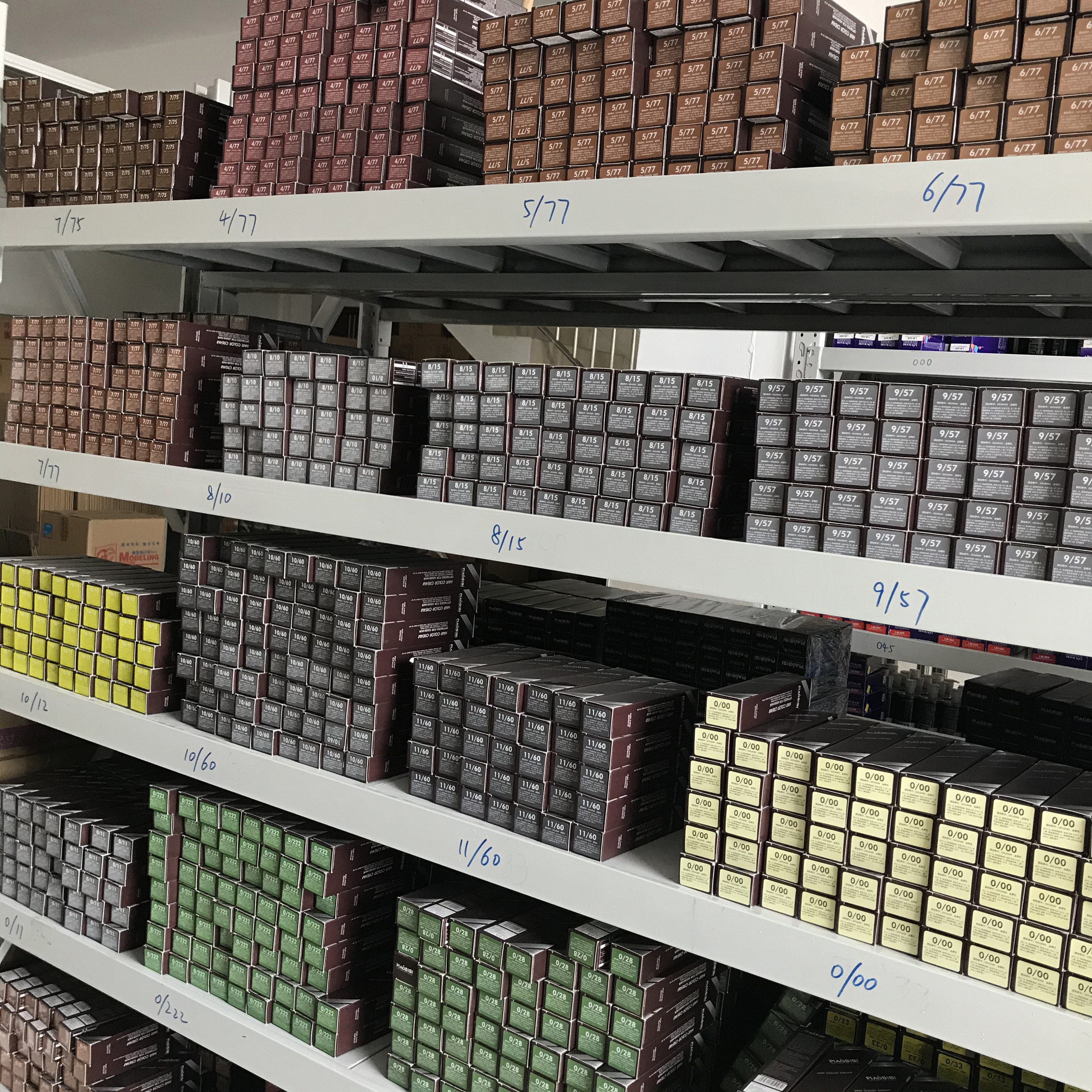 染膏发廊专用流行微潮色发彩染发膏剂批发理发店蓝黑灰冷棕盖白发