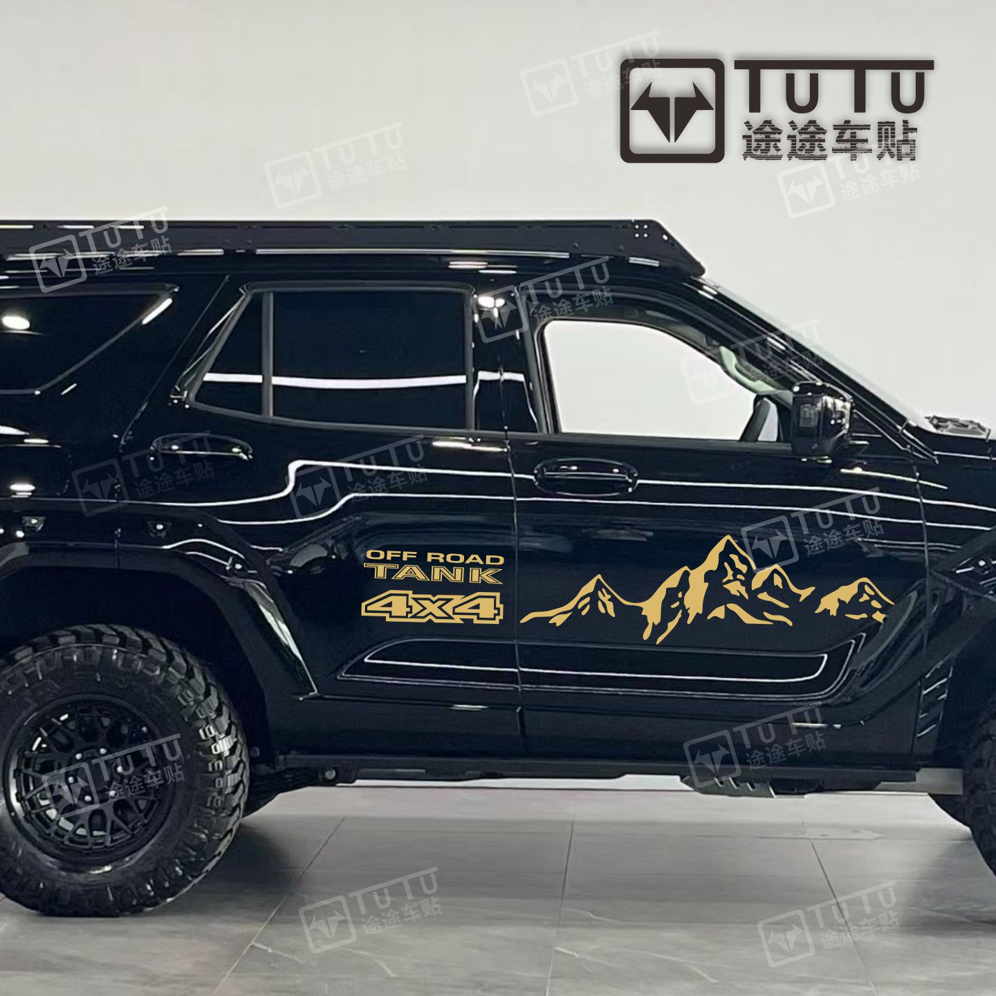 适用于坦克400贴纸车贴防水拉花