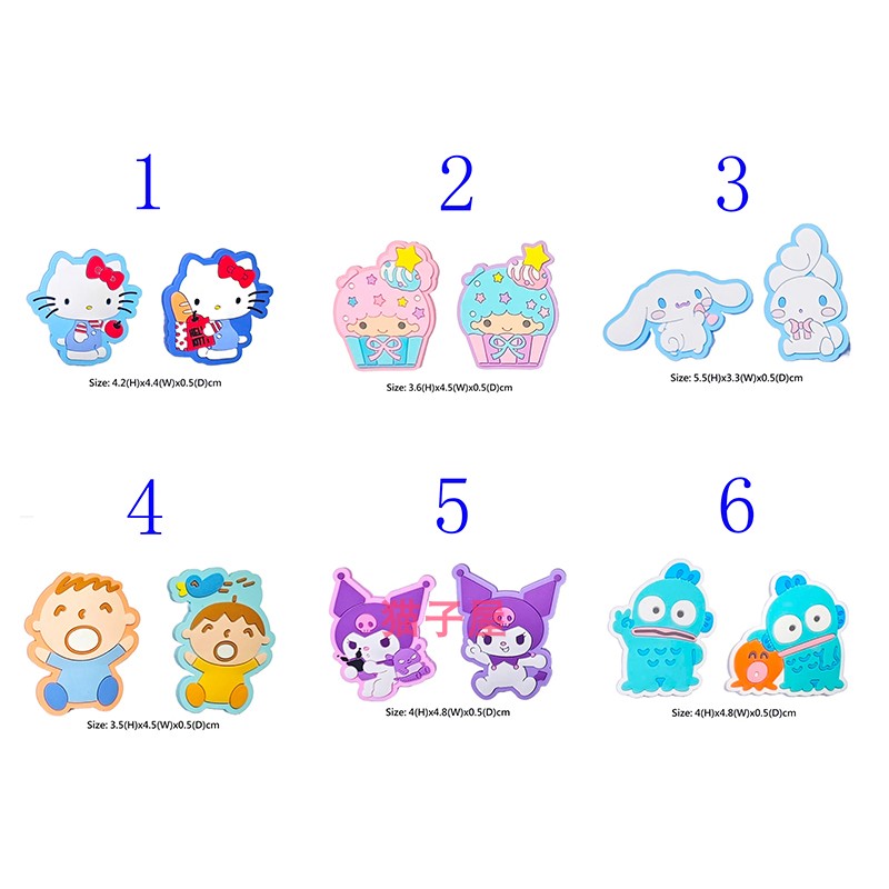 2024年4月份Hello Kitty/Sanrio 港版文具系列PVC夹子套装--6款