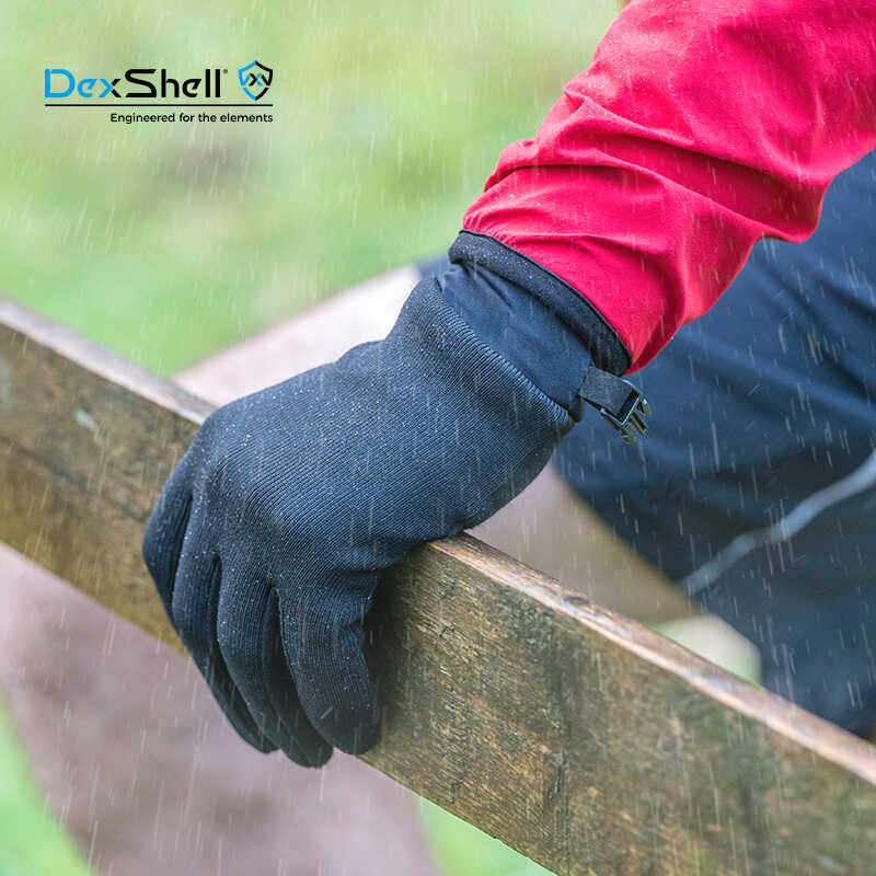 戴适DexShell户外触屏防风防水防滑耐磨羊毛保暖手套DG90906.20