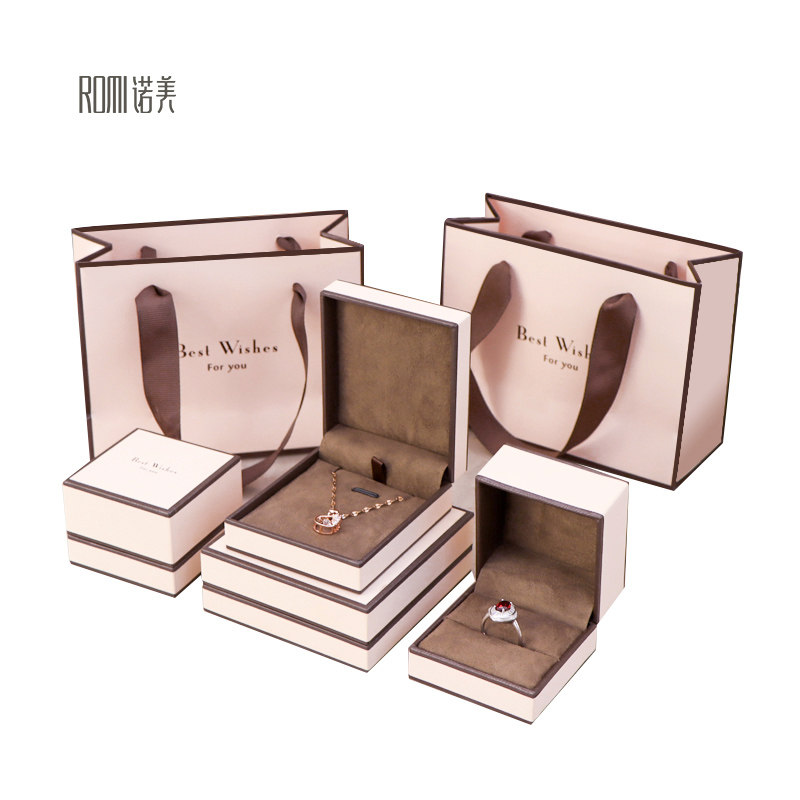 새로운 핑크 보석 상자 반지 목걸이 상자 팔찌 펜던트 상자 절묘한 보석 저장 상자 핸드백