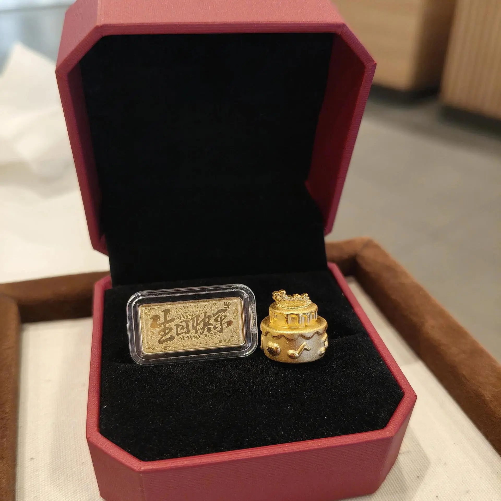 「生日快乐小蛋糕」小蛋糕摆件小众独特设计感摆饰送宝宝生日礼物