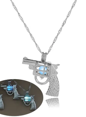 创意吊坠发光夜光项链万圣节时尚饰品飞龙热卖欧美