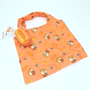 日本正品西村裕二可爱卡通折叠随身包拎包休闲购物遛弯包单肩包