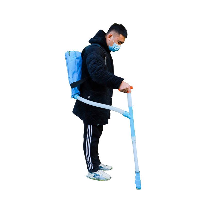 农用双手背包式点肥器双管施肥器玉米追肥器多功能背负式撒肥料机