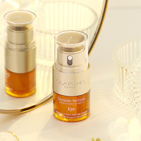 Clarins娇韵诗双萃焕活眼部精华眼霜20ml淡化干纹眼周细纹黑眼圈