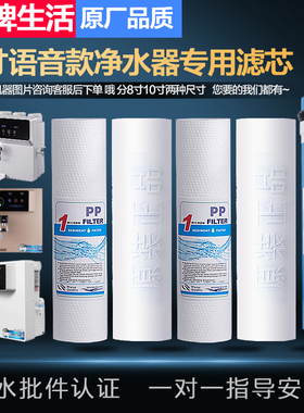 适用王牌/英格丹顿语音播报家用净水器用专用10寸和8寸滤芯直径6