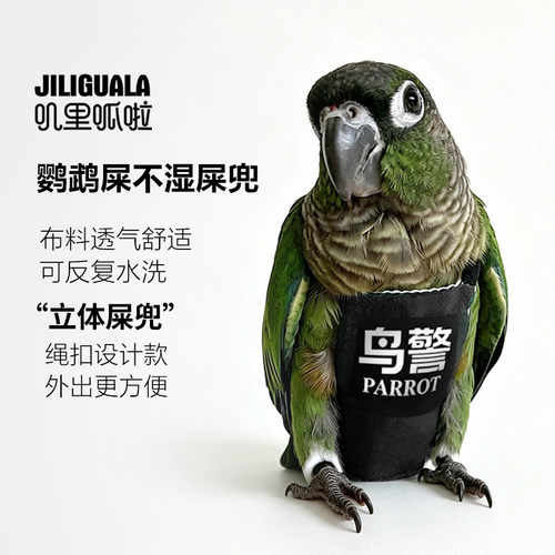 鹦鹉屎兜尿不湿专用衣服外出服