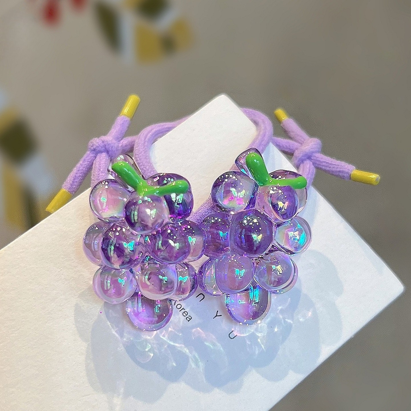 可爱透亮葡萄发绳儿童可爱风发圈公主女宝扎发头绳高弹力不伤发饰,童装/婴儿装/亲子装,发饰,淘宝优惠券,粉丝福利购,淘宝优惠卷