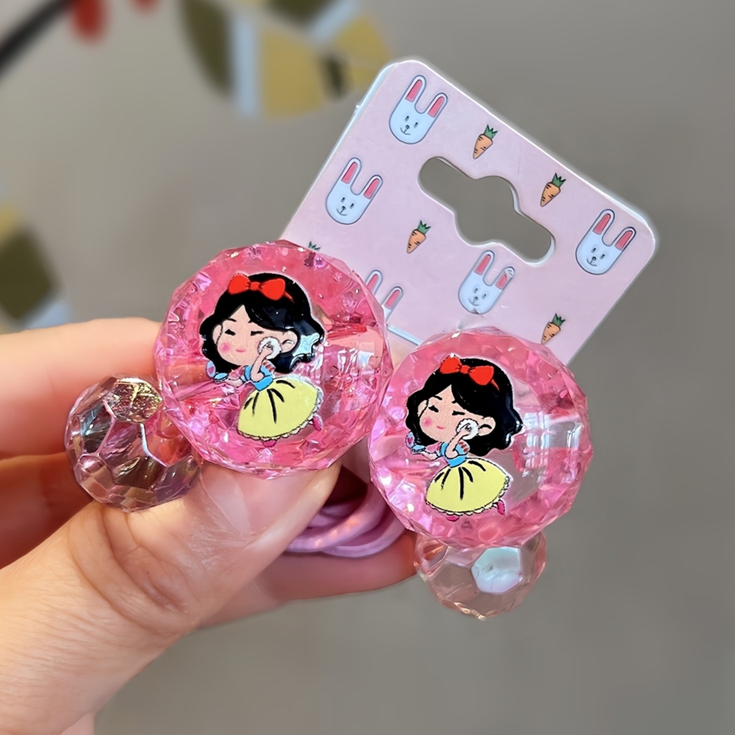 韩国进口大颗水晶公主儿童发绳可爱少女童绕绕发圈扎马尾皮筋头饰,童装/婴儿装/亲子装,发饰,淘宝优惠券,粉丝福利购,淘宝优惠卷