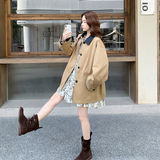 新款中长款风衣外套9122P175K268，女装风衣，2D109
