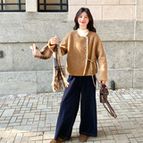 蕾丝拼接双面羊绒外套女2025冬季新款巨好看气质减龄短款毛呢上衣，女装毛呢外套，2D109