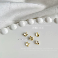 Полупрозрачная желтая мини-кристаллическая бабочка (в упаковке 5 штук)