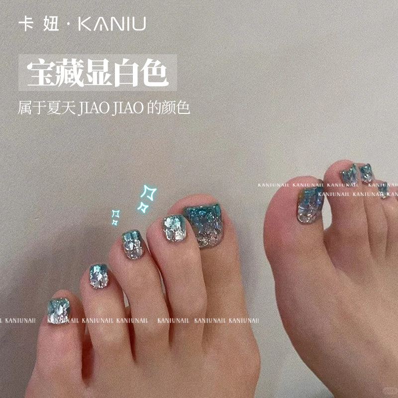 美甲爆闪大亮片胶2026年新款网红显白脚指甲银蓝亮闪碎钻指甲油胶,彩妆/香水/美妆工具,甲油胶,淘宝优惠券,粉丝福利购,淘宝优惠卷