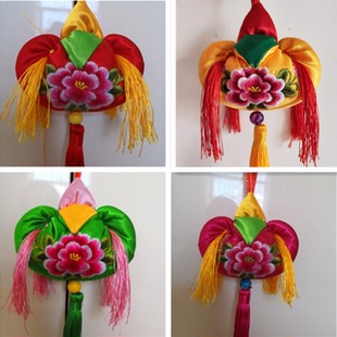 庆阳香包双面刺绣绸布艺荷包挂件中国风民俗传统特色手工品长挂绳