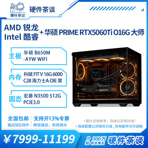 硬件茶谈RTX5060Ti独立显卡电脑