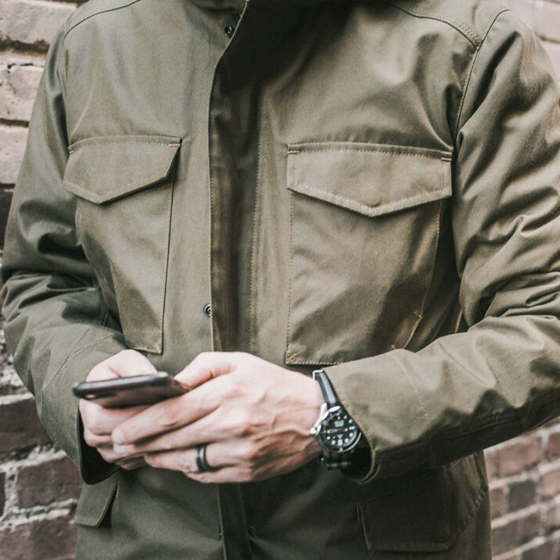 TAD M-65 FIELD JACKET 干蜡布野战风衣夹克工装军事风现货