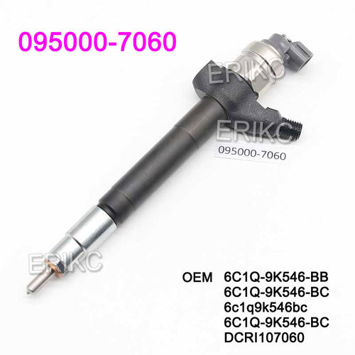 4pcs喷油嘴总成095000-7060 6C1Q-9K546-BC适用福特全顺2.4 TDCi