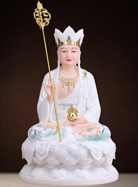 地藏王菩萨汉白玉佛像全