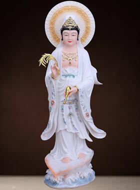 观音菩萨佛像汉白玉观世