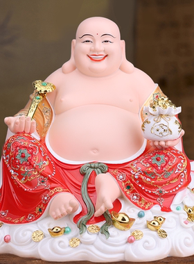 弥勒佛大肚像笑佛汉白玉