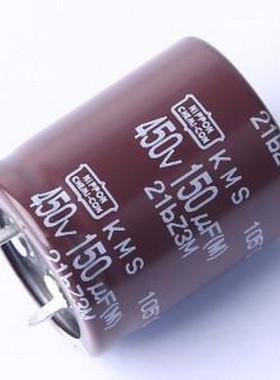 EKMS451VSN151MQ30S 牛角型电解电容 150uF ±20% 450V 插件,D25.
