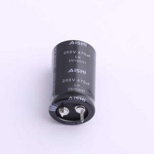 ELH2DM471O35KT 牛角型电解电容 470uF ±20% 200V 插件,D22xL35m