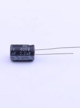 ECRE08122R2M401P00 直插铝电解电容 2.2uF ±20% 400V 插件,D8xL