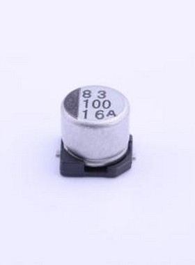 16CE100AX 贴片型铝电解电容 100uF ±20% 16V SMD,D6.3xL6mm