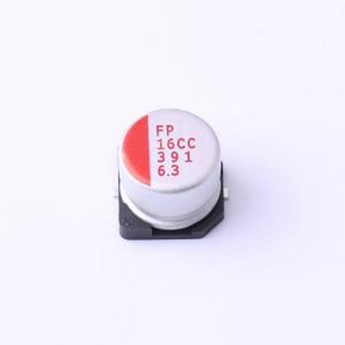 RHS0J391MCN1GS 固态电容 390uF ±20% 6.3V SMD,D8xL6.7mm