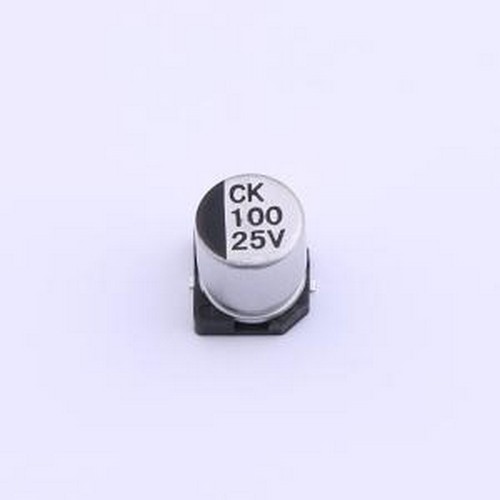 CK1E101M-CRE77 贴片型铝电解电容 100uF ±20% 25V SMD,D6.3xL7.