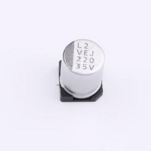 VEJ221M1VTT-0810L贴片型铝电解电容 220uF±20% 35V SMD,8x10m