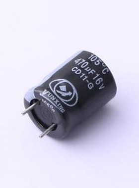 ECG1CM471G12CTBVZC-L=3 直插铝电解电容 470uF ±20% 16V 插件,D