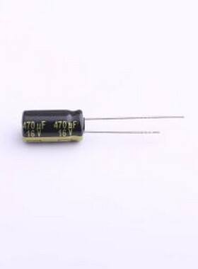 EEUFM1C471L 直插铝电解电容 470uF ±20% 16V 插件,D8xL15mm
